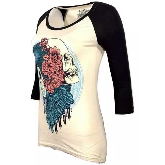 SECRET ARTIST by AFFLICTION DEAD ROMANCE Tee - Picture 6 of 10